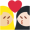 Bacio: Donna, Donna, Carnagione Medio-Chiara, Carnagione Chiara