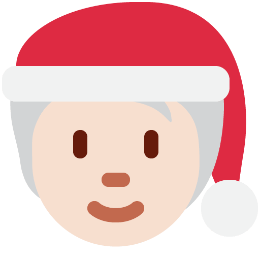 Weihnachtsperson: Helle Hautfarbe