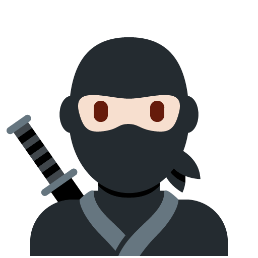 Ninja: Helle Hautfarbe