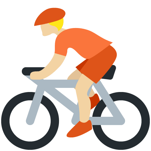 Radfahrer(In): Mittelhelle Hautfarbe