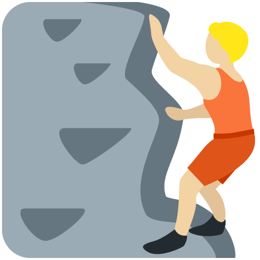 Bergsteiger(In): Mittelhelle Hautfarbe