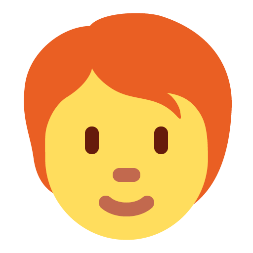 Person: Rotes Haar