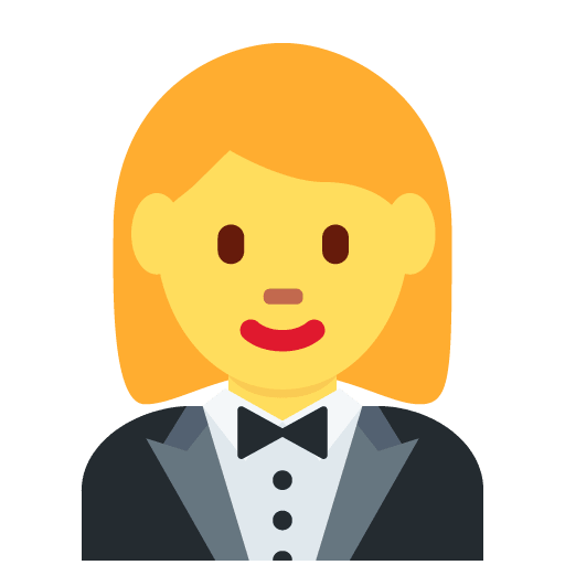 Frau Im Smoking