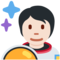 Astronaut(In): Helle Hautfarbe