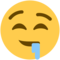 Sabberndes Gesicht