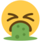 Kotzendes Gesicht