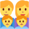 Familie: Mann, Frau, Junge, Junge
