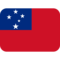 Flagge: Samoa