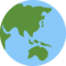 Globus Mit Asien Und Australien
