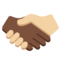 Handshake: Dark Skin Tone, Medium-Light Skin Tone
