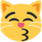 Küssende Katze