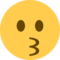 Küssendes Gesicht