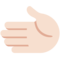 Linke Hand: Helle Hautfarbe