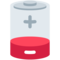 Niedriger Batteriestatus