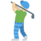 Golfer: Mittelhelle Hautfarbe