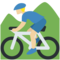 Mountainbiker: Mittelhelle Hautfarbe