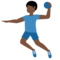 Handballspieler: Dunkle Hautfarbe