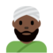 Mann Mit Turban: Dunkle Hautfarbe
