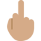 Mittelfinger: Mittlere Hautfarbe