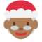 Weihnachtsfrau: Mitteldunkle Hautfarbe