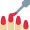 Nagellack: Mittelhelle Hautfarbe