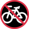 Fahrräder Verboten