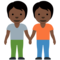 Händchen Haltende Personen: Dunkle Hautfarbe