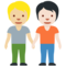 Händchen Haltende Personen: Mittelhelle Hautfarbe, Helle Hautfarbe