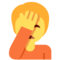 Sich An Den Kopf Fassende Person
