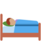 Im Bett Liegende Person: Mittlere Hautfarbe