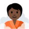 Person In Dampfsauna: Dunkle Hautfarbe