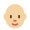 Person: Mittelhelle Hautfarbe, Glatze