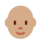 Person: Mittlere Hautfarbe, Glatze