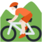 Mountainbiker(In): Helle Hautfarbe