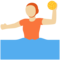 Wasserballspieler(In): Mittelhelle Hautfarbe