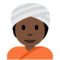 Person Mit Turban: Dunkle Hautfarbe