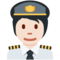 Pilot(In): Helle Hautfarbe