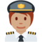 Pilot(In): Mittlere Hautfarbe