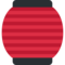 Rote Papierlaterne