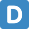 Regionalindikator-Symbol Buchstabe D