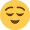 Erleichtertes Gesicht