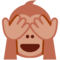 Sich Die Augen Zuhaltendes Affengesicht