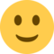 Leicht Lächelndes Gesicht