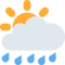 Sonne Hinter Regenwolke