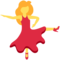 Tanzende Frau