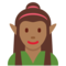 Elfe: Mitteldunkle Hautfarbe