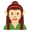 Elfe: Mittelhelle Hautfarbe