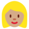 Frau: Mittlere Hautfarbe, Blondes Haar