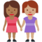Händchen Haltende Frauen: Mitteldunkle Hautfarbe, Mittlere Hautfarbe
