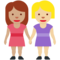 Händchen Haltende Frauen: Mittlere Hautfarbe, Mittelhelle Hautfarbe